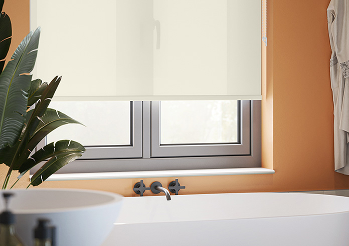 Roma, Oxford Cream - Twist&Fit Roller Blind - Image 5